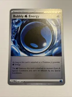 Bubbly Energy 084/086 • NM • Reverse Holo • ME04: Chaos Rising • Pokemon TCG - Image 1