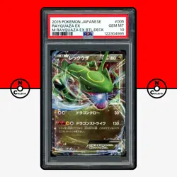 Pokemon PSA 10 SET M Rayquaza EX 005/018 006/018 Mega Battle Deck XYD Japanese - Image 3
