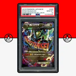 Pokemon PSA 10 SET M Rayquaza EX 005/018 006/018 Mega Battle Deck XYD Japanese - Image 5