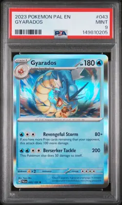2023 POKEMON PAL EN-PALDEA EVOLVED #043 GYARADOS PSA 9 - Image 1