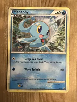 Pokemon TCG Manaphy HSUnleashed 3/95 Holo Holo Rare VLP - Image 1