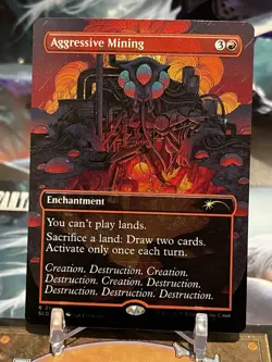 MTG | Aggressive Mining [Secret Lair] 🪐Galaxy FOIL✨ - Image 1