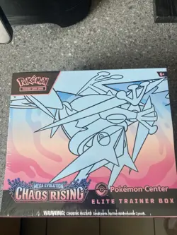 pokemon TCG: chaos rising elite trainer box (ETB) pokemon center x2 sealed - Image 1