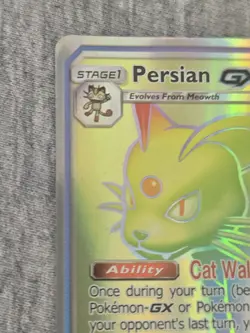 Pokemon TCG 227/214 Persian GX Holographic Card Read Description - Image 2