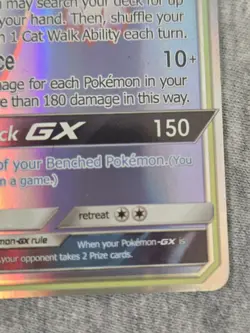Pokemon TCG 227/214 Persian GX Holographic Card Read Description - Image 4