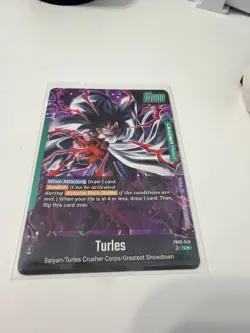 Turles FB08-049 Leader Alt Art Saiyan's Pride Dragon Ball English Card Fusion - Image 2