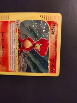 Pokemon Card - Magby Holo Rare 17/165 Expedition ENG no Shining no Crystal - Image 4