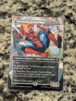 Spectacular Spider-Man Borderless - SPM 0014 - NM - MTG Magic - Image 1