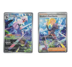 Pokemon Pitch Black Gladions Final Battle 118 Silvally 95 IR SIR Both Cards! - Image 1