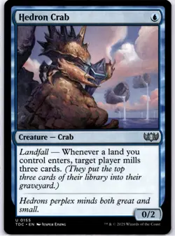 MTG Hedron Crab NON-FOIL NM 155 Commander: Tarkir: Dragonstorm - Image 1