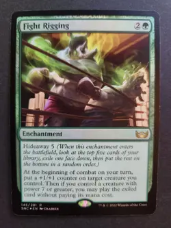 Fight Rigging NM FOIL Streets of New Capenna MTG Free Shipping - Image 1
