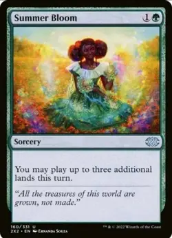 X 1 Summer Bloom NM-M 2X2 160 MTG Magic The Gathering - Image 1