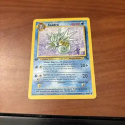 Pokemon Fossil Seadra 42/62 — 1st Edition Non-Holo — WOTC 1999 — - Image 1