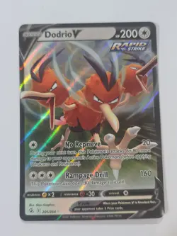 Dodrio V 201/264 Holo Fusion Strike Pokemon NM - Image 1