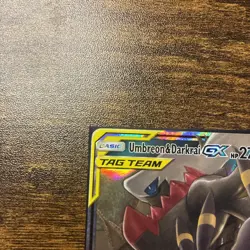 Pokemon TCG Umbreon & Darkrai GX 125/236 Unified Minds Tag Team MP - Image 5