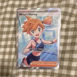 Misty's Vitality 111/084 Battle Partners Full Art Holo Secret Rare English - Image 1