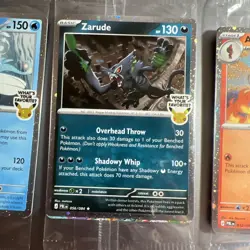 All Sealed Pokemon Pitch Black Release Promos Zarude, Primarina, Armarouge SWIRL - Image 3