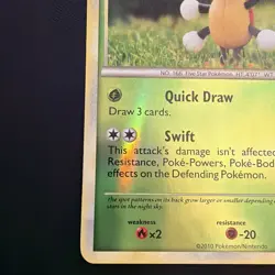Pokemon LEDIAN 25/123 Reverse Holo (2010 HeartGold SoulSilver) LP/Light Play - Image 3