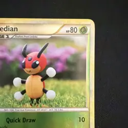 Pokemon LEDIAN 25/123 Reverse Holo (2010 HeartGold SoulSilver) LP/Light Play - Image 5