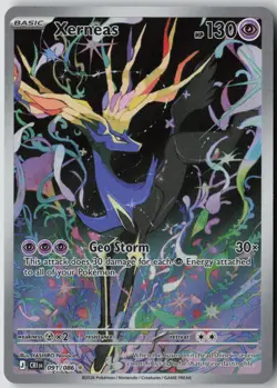 Xerneas [CRI - 091/086] Illustration Rare NM - Image 1
