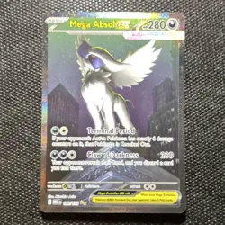 Pokemon TCG Mega Absol EX Me01: Mega Evolution 180/132 Holo 280 HP EN SIR - Image 1