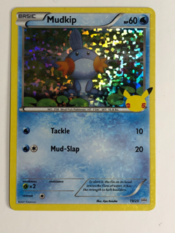 Pokemon TCG McDonalds Promo 25th Anniversary Holographic Mudkip 19/25 NM - Image 1