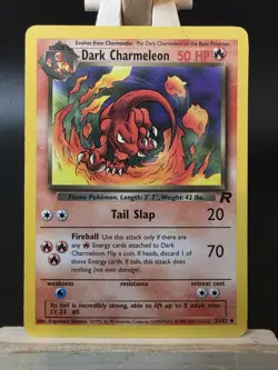 Pokemon Dark Charmeleon Unlimited Uncommon Team Rocket 32/82 NM - Image 1