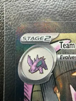 Pokemon TCG Team Rocket's Nidoking ex 233/182 DESTINED RIVALS SIR English - Image 2