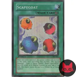 Yugioh Scapegoat SDJ-041 Super Rare 1st Edition NM - Image 1