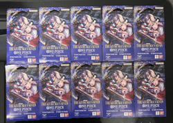 One Piece The Azure Sea's Seven Sleeved Booster Pack - Lot of 10 - Image 2