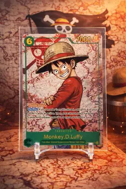 Monkey.D.Luffy One Piece TGC OP13-118 Carrying On His Will Foil - Image 1