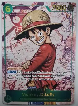 Monkey.D.Luffy One Piece TGC OP13-118 Carrying On His Will Foil - Image 2