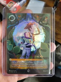 Lorcana Wilds Unknown Enchanted You've Got A Friend In Me 225/204 Pack Fresh - Image 1