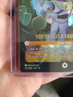 Lorcana Wilds Unknown Enchanted You've Got A Friend In Me 225/204 Pack Fresh - Image 2
