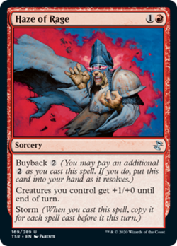 Haze of Rage FOIL Time Spiral Remastered NM Red Uncommon MAGIC MTG CARD ABUGames - Image 1