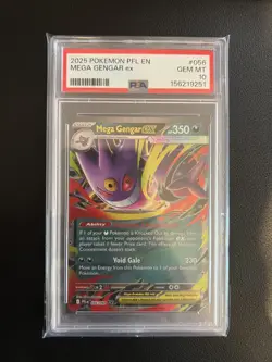 Graded Pokemon Card - Mega Gengar EX 056/094 Phantasmal Flames PSA 10 - Image 1