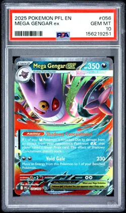Graded Pokemon Card - Mega Gengar EX 056/094 Phantasmal Flames PSA 10 - Image 2