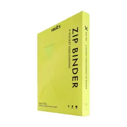 Neon Yellow Vault X Just 9-Pocket Exo-Tec Zip Binder 360 Cards- BRAND NEW IN BOX - Image 1
