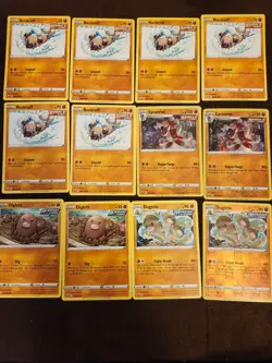 Pokemon Cards Lot of 32 Chilling Reign Rock Types - Image 2