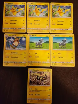 Pokemon Card Lot of 52 Battle Academy Pikachu Deck - Image 4