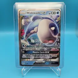 WISHIWASHI GX 63/236 Cosmic Eclipse Ultra Rare Holo Pokemon TCG Card NM - Image 3