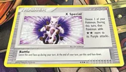 X Special 8/8 - 2007 Trading Figure Game Card - Groundbreakers - Mewtwo - MP - Image 1