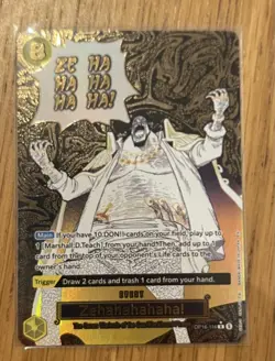 Zehahahahaha! Alternate Alt Art OP16-116 ONE PIECE Card Game TCG NM English - Image 1