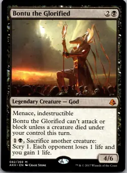 Bontu the Glorified 82 Mythic Amonkhet Magic: The Gathering Lightly Played - Image 1