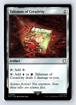 Talisman of Creativity 244 Regular Universes Beyond: Fallout MTG LP - Image 1