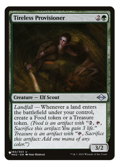 MTG - Tireless Provisioner - Uncommon - The List: Modern Horizons 2 (MH2) - M/NM - Image 1