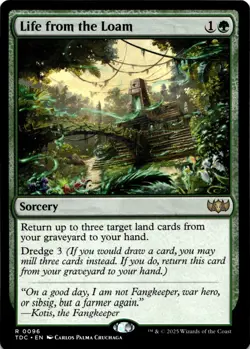 MTG Life from the Loam NON-FOIL NM 96 Commander: Tarkir: Dragonstorm - Image 1