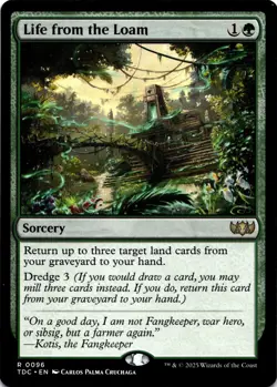 MTG Life from the Loam NM R 96 Commander: Tarkir: Dragonstorm - Image 1