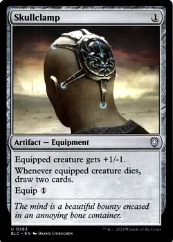 Skullclamp U Commander: Bloomburrow 283 NM - Image 1