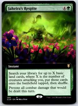 Jaheira's Respite (Extended Art) Battle for Baldur's Gate Magic The Gathering NM - Image 1